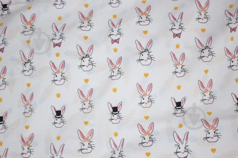 Наволочка Ranforce Elite 17-0529 Bunnies white 70x70 см мульти MirSon - фото 3 Наволочка Ranforce Elite 17-0529 Bunnies white 70x70 см мульти MirSon - фото 3