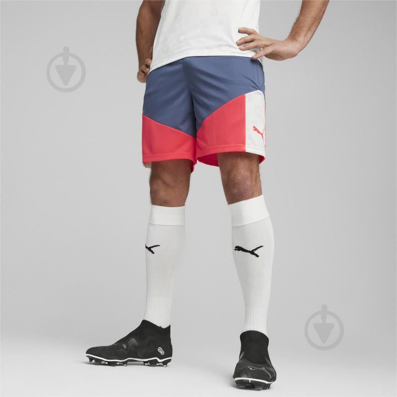 Шорты Puma individualCUP Shorts 65848553 р. M серый - фото 3