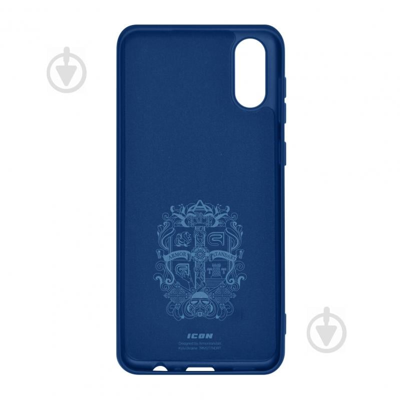 Чехол Armorstandart ICON Case для Samsung A02 (A022) Dark Blue (ARM58229) - фото 2