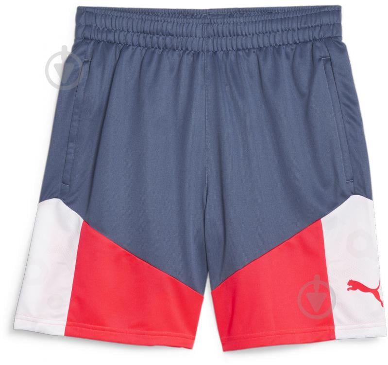 Шорты Puma individualCUP Shorts 65848553 р. S серый - фото 1