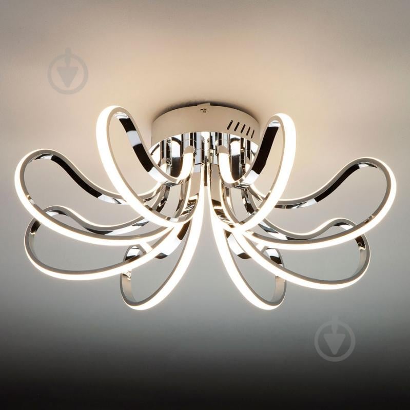ВІТРИНА! Люстра світлодіодна Strotskis Lilium 80 Вт LED-модуль хром 90079/8 - фото 1