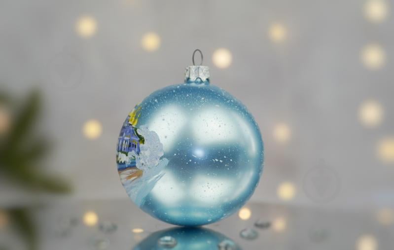 Куля ялинкова Михайлівський Золотоверхий Собор d 100 мм блакитний 4820001180343 - фото 5 Куля ялинкова Михайлівський Золотоверхий Собор d 100 мм блакитний 4820001180343 - фото 5