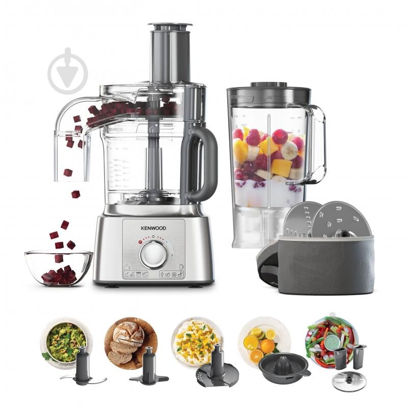 Кухонный комбайн Kenwood MultiPro Express FDP65.820SI Silver - фото 2