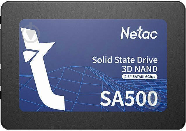 SSD-накопичувач Netac SA500 128GB 2,5" SATA 3D NAND (NT01SA500-128-S3X) - фото 1