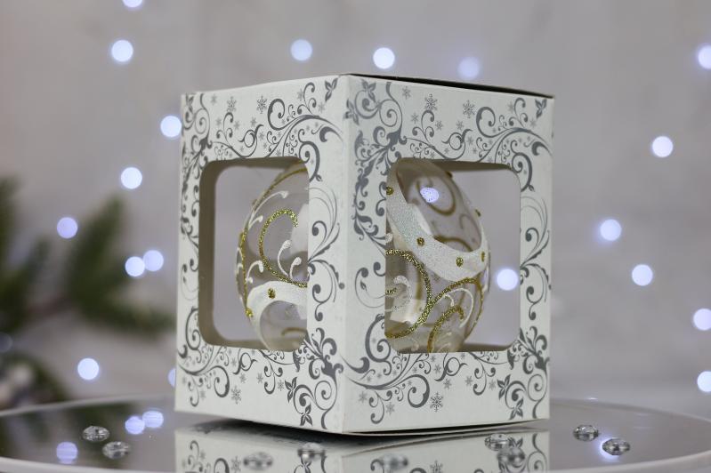 Куля ялинкова Чотири кола геометрія d 100 мм прозорий 4820001024074 - фото 5 Куля ялинкова Чотири кола геометрія d 100 мм прозорий 4820001024074 - фото 5