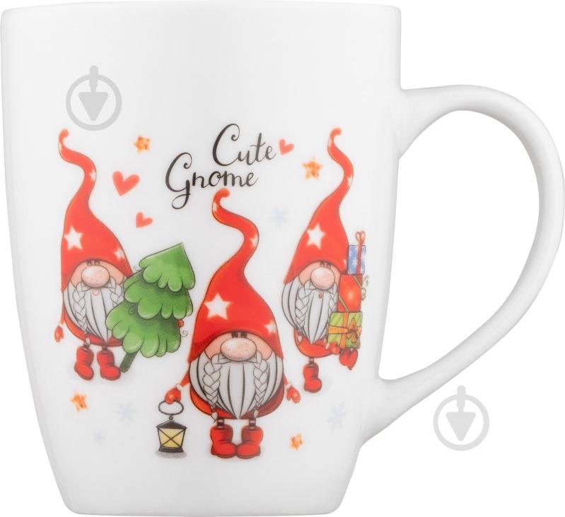 Чашка ARDESTO Gnomes 350 мл белая с рисунком AR3066 - фото 2