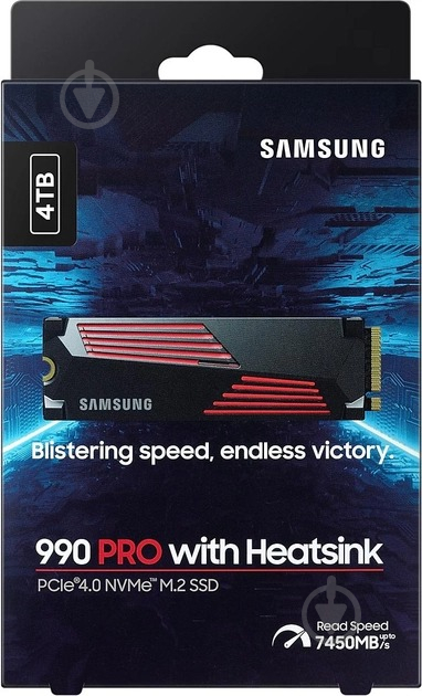 SSD-накопичувач Samsung 990PRO 4000GB M.2 PCI Express 4.0 x4 3D NAND (MZ-V9P4T0CW) - фото 8