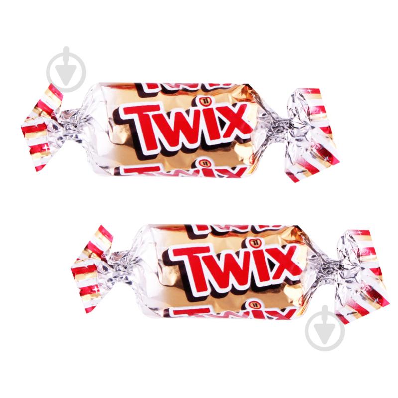 Конфеты Twix Minis с карамелью покрытые молочным шоколадом 1000 г - фото 2