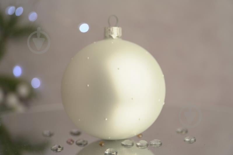 Куля ялинкова Дракон Мрійник d 85 мм білий 4820001112665 - фото 4 Куля ялинкова Дракон Мрійник d 85 мм білий 4820001112665 - фото 4