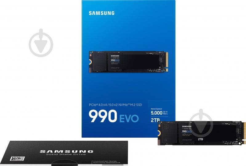 SSD-накопичувач Samsung 990EVO 2000GB M.2 PCI Express 4.0 x4 3D NAND (MZ-V9E2T0BW) - фото 8