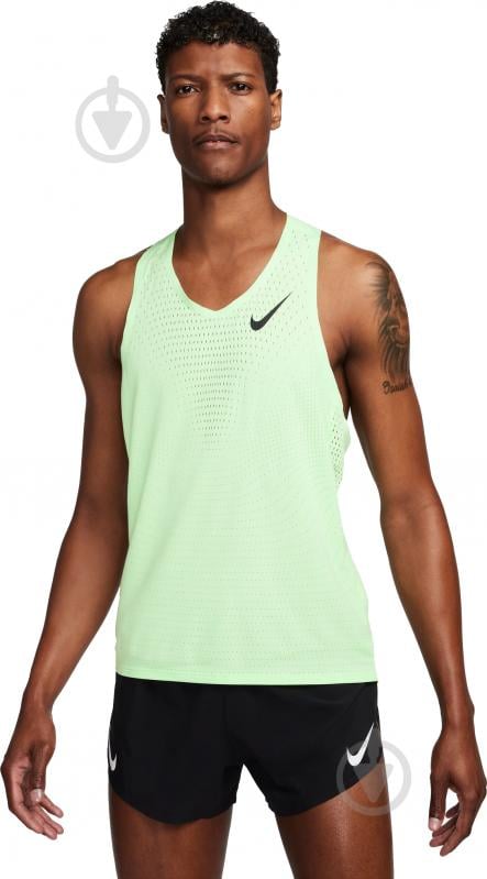 Майка Nike NK DFADV AROSWFT SINGLET FN4231-376 р.XL зеленый - фото 1