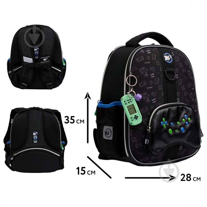 Рюкзак каркасний YES #Школа H-100 Game On! 559897 - фото 2 Рюкзак каркасний YES #Школа H-100 Game On! 559897 - фото 2