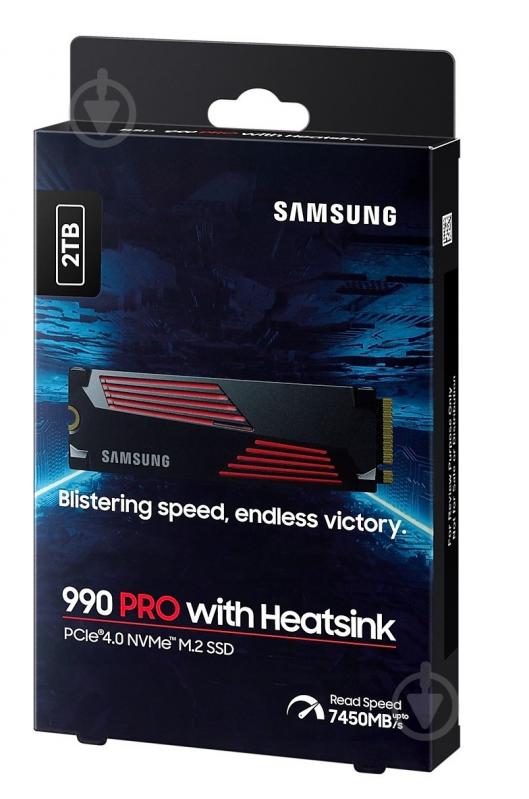 SSD-накопичувач Samsung 990PRO 2000GB M.2 PCI Express 4.0 x4 3D NAND (MZ-V9P2T0CW) - фото 9