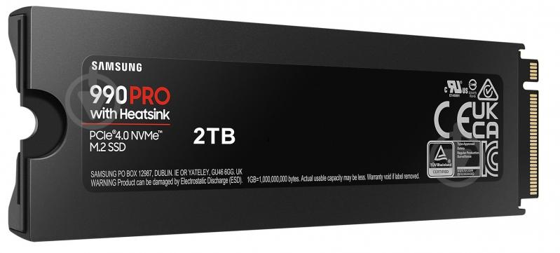 SSD-накопичувач Samsung 990PRO 2000GB M.2 PCI Express 4.0 x4 3D NAND (MZ-V9P2T0CW) - фото 5