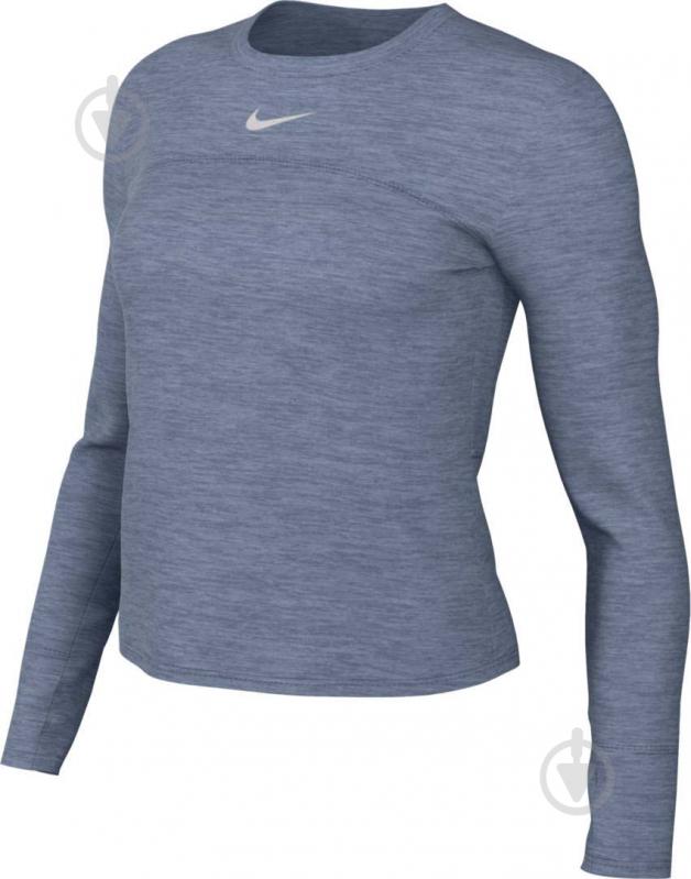 Свитшот Nike W NK SWIFT ELMNT DF UV CRW TOP FB4297-493 р.XS серый - фото 10