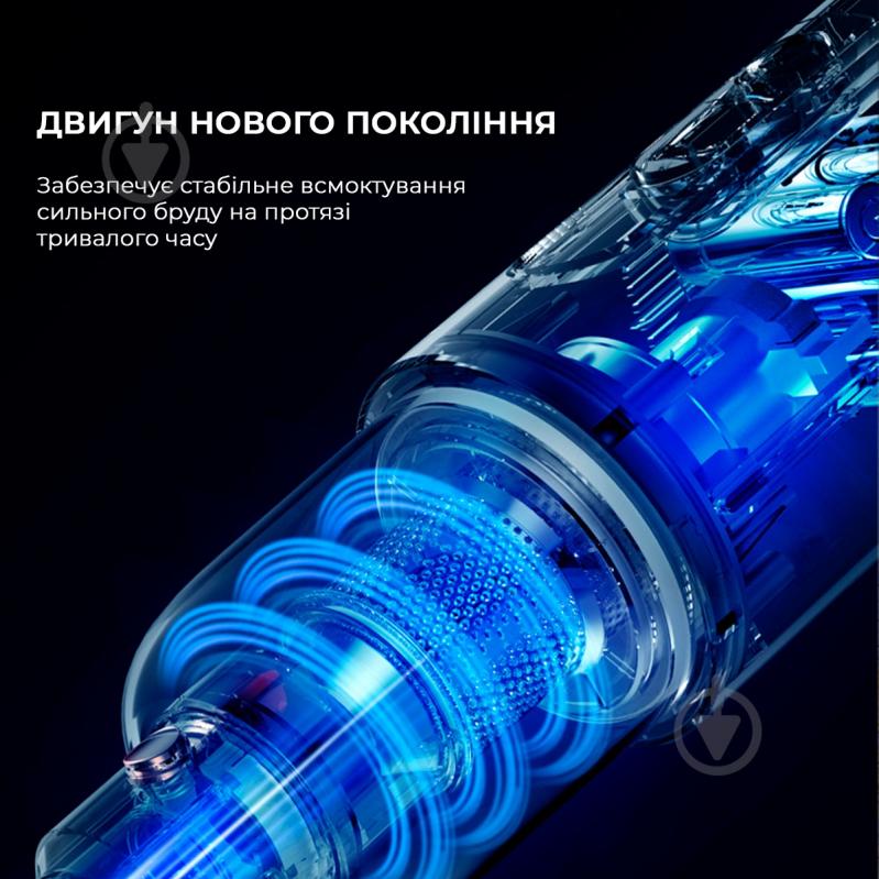 Пылесос аккумуляторный Deerma VC20 Pro (DEM-VC20Pro) 404295 blue - фото 10