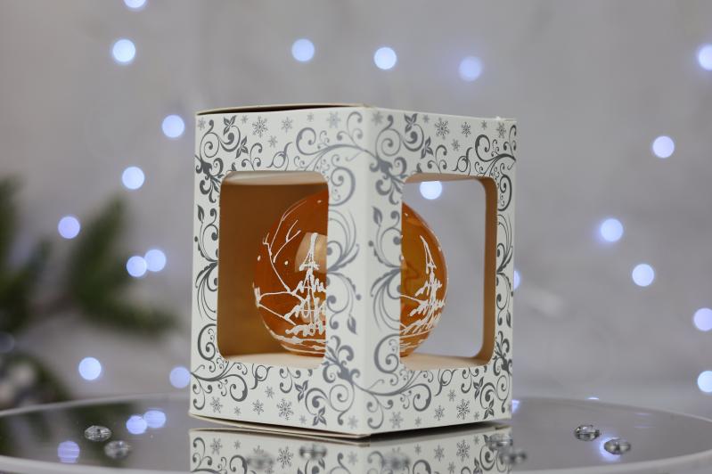 Куля ялинкова Заєць d 85 мм золото 7806723230792 - фото 5 Куля ялинкова Заєць d 85 мм золото 7806723230792 - фото 5