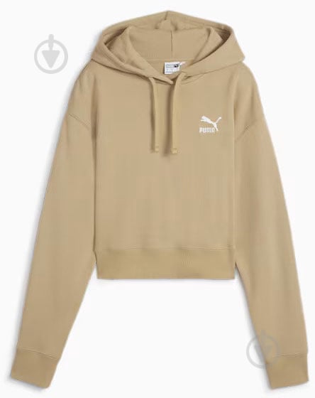 Джемпер Puma BETTER CLASSICS CROPPED HOODIE TR 62422983 р.L бежевый - фото 7