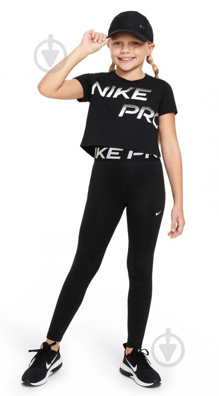 Футболка Nike G NK DFCT CROP SE+ FN9691-010 р.M черный - фото 4