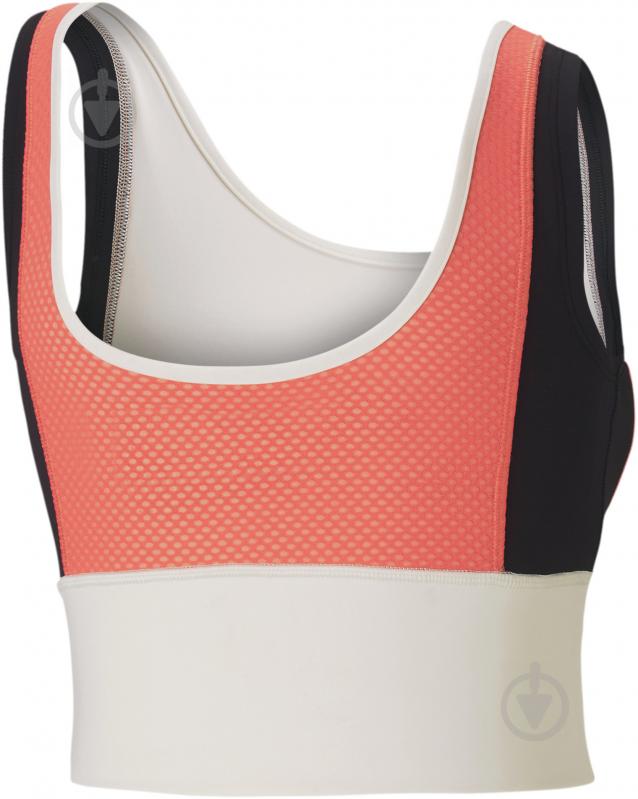 Майка Puma Train Fitted Crop Tank 52027524 р.XL оранжевый - фото 2