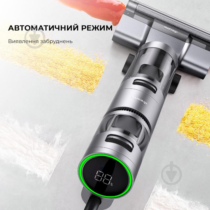 Пилосос акумуляторний Deerma Wet&Dry H11 MAX (404400) grey - фото 2