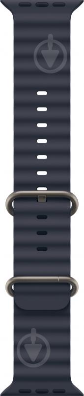 Ремінець Apple 49mm Navy Ocean Band - Black Titanium Finish (MYPA3ZM/A) - фото 1