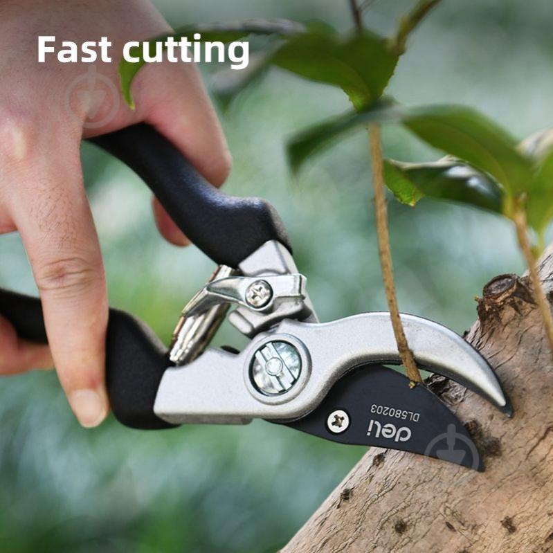 Секатор Deli Секатор 21 см EDL580203 (EDL580203) - фото 3