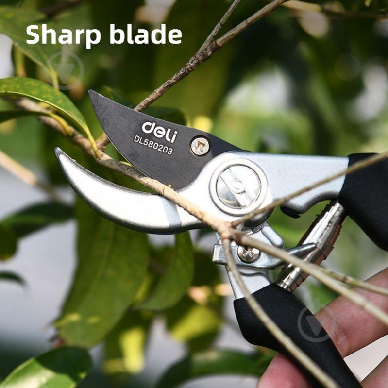 Секатор Deli Секатор 21 см EDL580203 (EDL580203) - фото 4