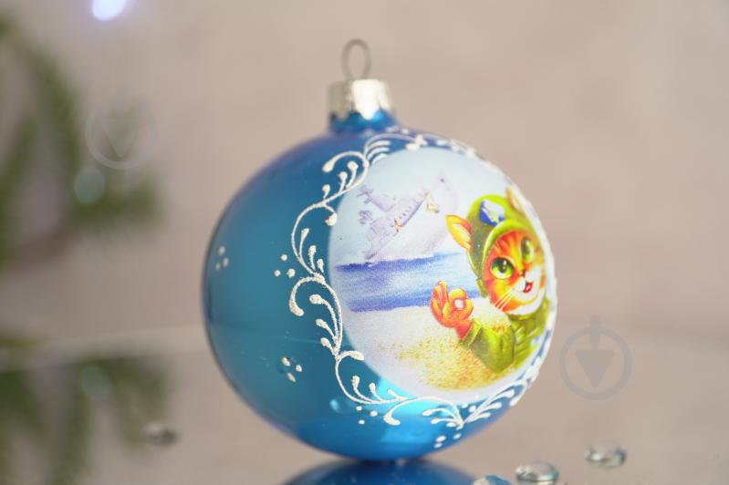 Куля ялинкова Все буде Україна — корабель d 85 мм блакитний 4820001113631 - фото 5 Куля ялинкова Все буде Україна — корабель d 85 мм блакитний 4820001113631 - фото 5