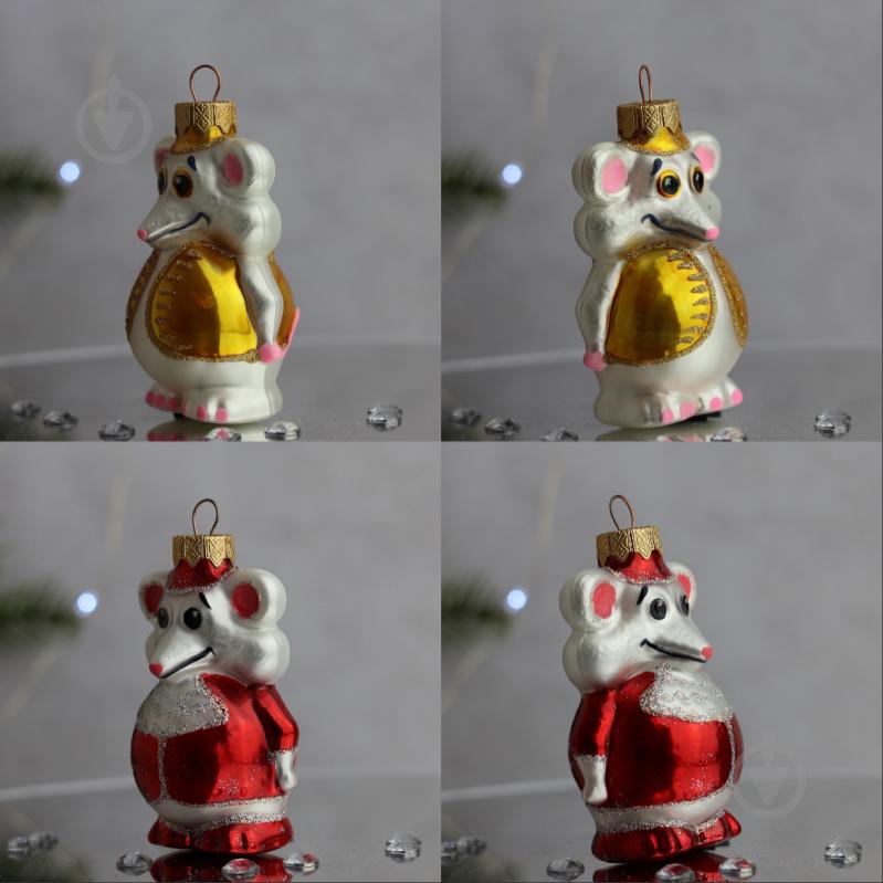 Набор елочных шаров Круть и Верть d 70 мм 2 шт./уп. - фото 10 Набор елочных шаров Круть и Верть d 70 мм 2 шт./уп. - фото 10