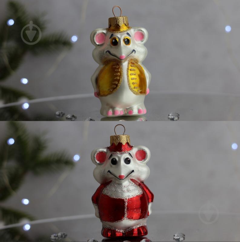 Набор елочных шаров Круть и Верть d 70 мм 2 шт./уп. - фото 9 Набор елочных шаров Круть и Верть d 70 мм 2 шт./уп. - фото 9