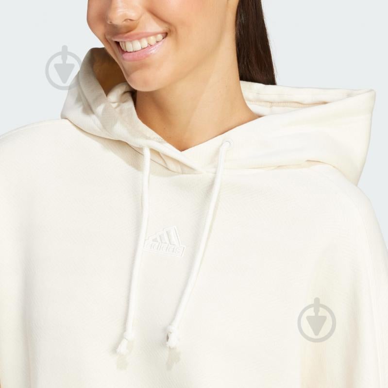 Джемпер Adidas W LNG HOODIE IP2284 р.L бежевый - фото 5