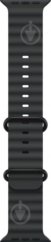 Ремінець Apple 49mm Black Ocean Band - Black Titanium Finish (MYPD3ZM/A) - фото 1