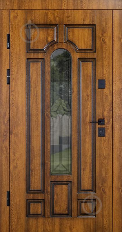 Двері вхідні Abwehr MG3 (487+487)(Vс)(СПЗ)(К55) 096L(ЗД+РТ)+(ЗД) NEW дуб золотий 2050x960 мм ліві - фото 2 Двері вхідні Abwehr MG3 (487+487)(Vс)(СПЗ)(К55) 096L(ЗД+РТ)+(ЗД) NEW дуб золотий 2050x960 мм ліві - фото 2