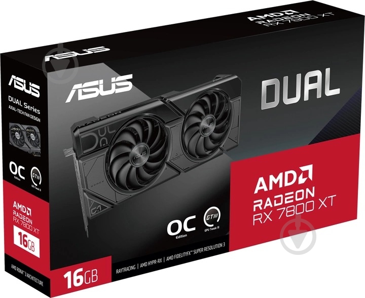 Відеокарта Asus Radeon RX 7800 XT 16GB GDDR6 256bit (90YV0JJ1-M0NA00) - фото 12