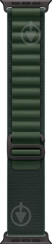 Ремешок Apple 49mm Dark Green Alpine Loop - Large - Black Titanium Finish (MYPT3ZM/A) - фото 1 Ремешок Apple 49mm Dark Green Alpine Loop - Large - Black Titanium Finish (MYPT3ZM/A) - фото 1