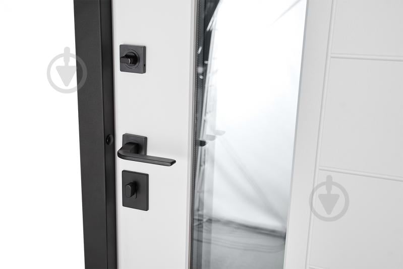 Дверь входная Abwehr MG3 (529+529)(Vв)(ВСМс)(СПЗ)096Л(7016n)+(Б) NEW RAL 7016 / белая текстура 2050x960 мм левая - фото 5