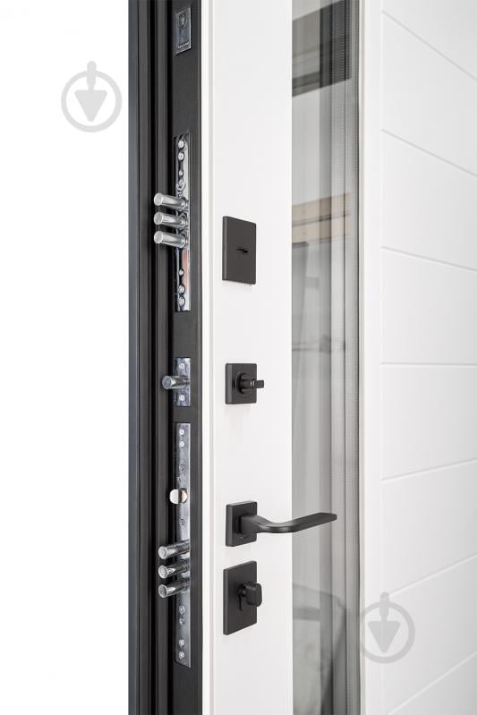 Дверь входная Abwehr MG3 (529+529)(Vв)(ВСМс)(СПЗ)096Л(7016n)+(Б) NEW RAL 7016 / белая текстура 2050x960 мм левая - фото 9