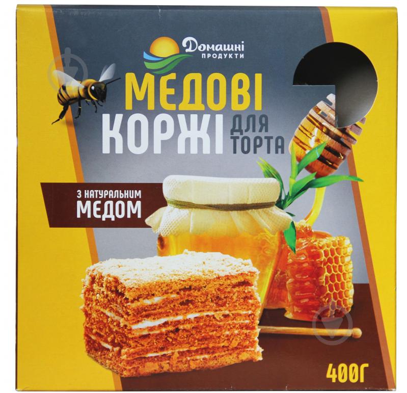 Коржи вафельные ТМ Домашні продукти Медовые 400 г - фото 1