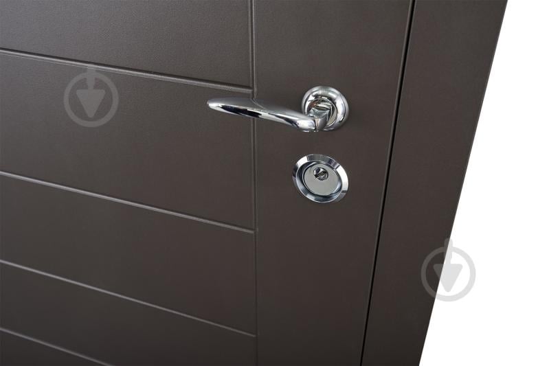 Дверь входная Abwehr АМ-462 086П (V) (ШБр+ДКфБ) Avers+Kale НЧ шагрень бронза / дуб кремовый 2050х860 мм правая - фото 4