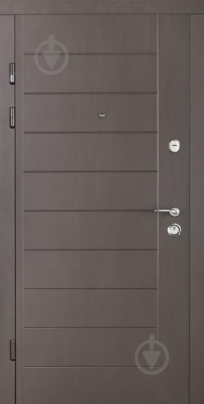 Дверь входная Abwehr АМ-462 086П (V) (ШБр+ДКфБ) Avers+Kale НЧ шагрень бронза / дуб кремовый 2050х860 мм правая - фото 2