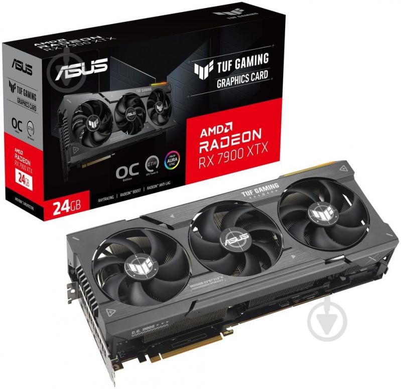 Видеокарта Asus Radeon RX 7900 XTX 24GB GDDR6 384bit (90YV0IG0-M0NA00) - фото 11