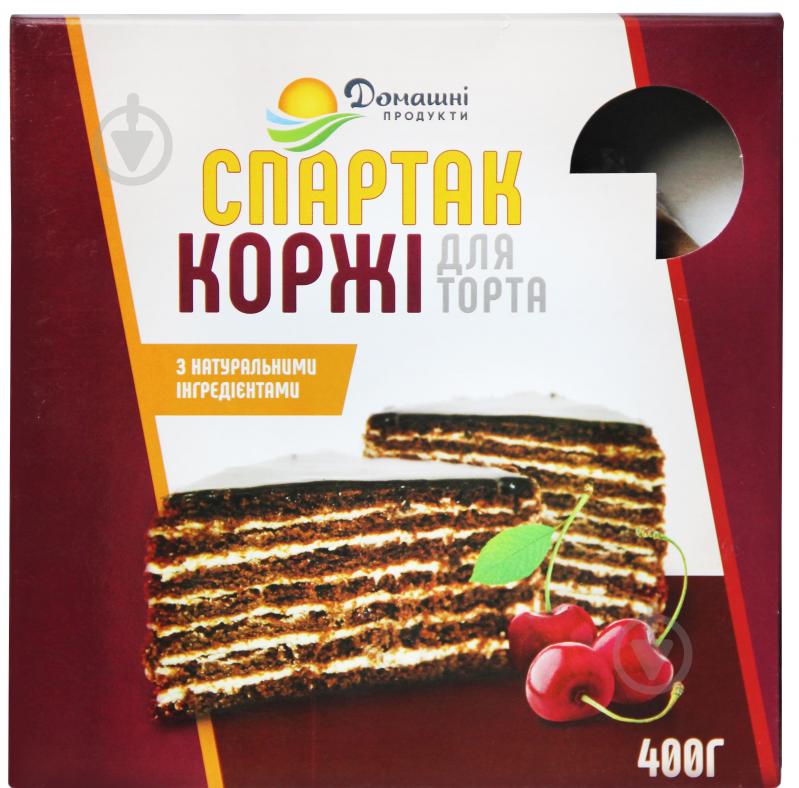 Коржи вафельные ТМ Домашні продукти Спартак (шоколадные) 400 г - фото 1