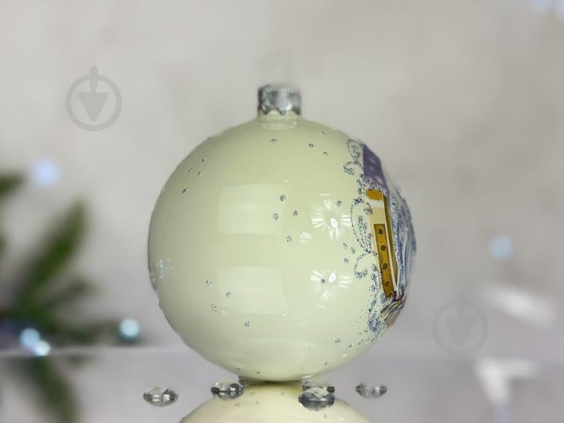 Куля ялинкова Символ 2026 Сніжний кінь d 85 мм білий 4820001180527 - фото 3 Куля ялинкова Символ 2026 Сніжний кінь d 85 мм білий 4820001180527 - фото 3