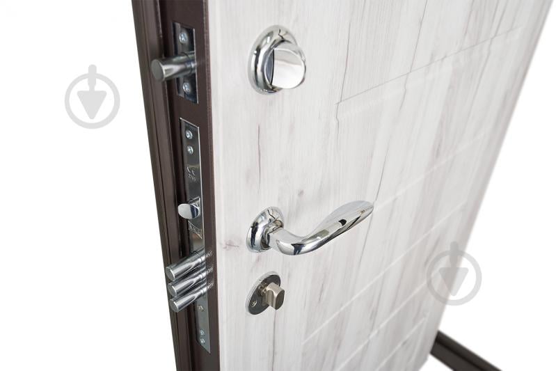 Дверь входная Abwehr АМ-462 096Л (V) (ШБр+ДКфБ) Avers+Kale НЧ шагрень бронза / дуб кремовый 2050x960 мм левая - фото 8 Дверь входная Abwehr АМ-462 096Л (V) (ШБр+ДКфБ) Avers+Kale НЧ шагрень бронза / дуб кремовый 2050x960 мм левая - фото 8