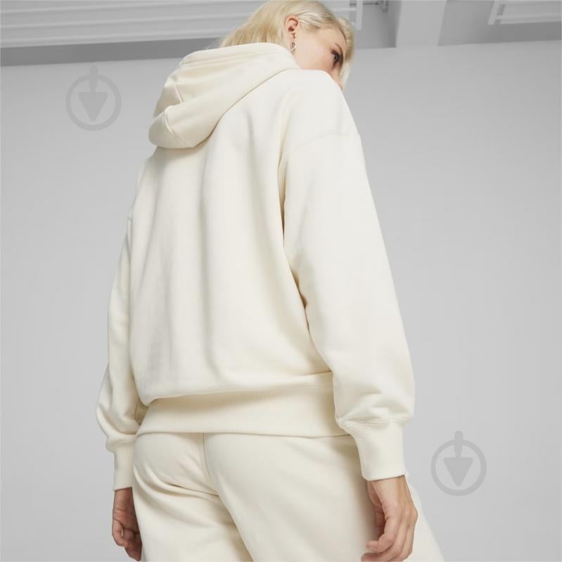 Джемпер Puma DOWNTOWN OVERSIZED GRAPHIC HOODIE TR 62435799 р.XL бежевий - фото 4