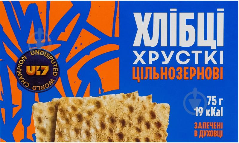 Хлебцы цельнозерновые 75г ТМ U17 - фото 1 Хлебцы цельнозерновые 75г ТМ U17 - фото 1