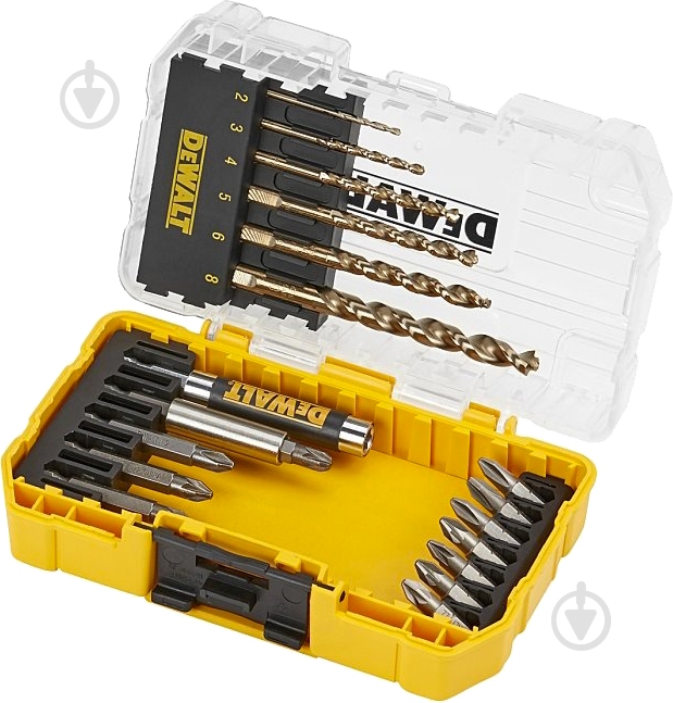 ᐉ Набор бит и сверл DeWalt Extreme FlexTorq Phillips Pozidriv 19 шт ...