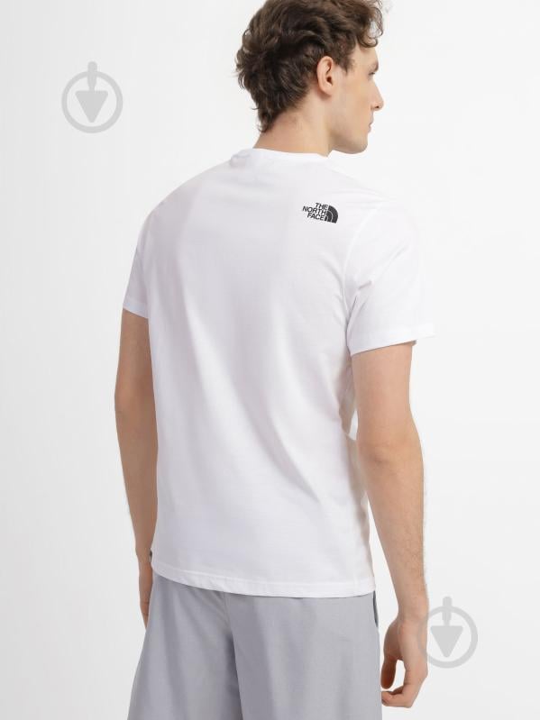 Футболка THE NORTH FACE M STANDARD SS TEE NF0A4M7XIW91 р.S белый - фото 2