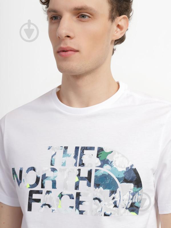 Футболка THE NORTH FACE M STANDARD SS TEE NF0A4M7XIW91 р.S белый - фото 3